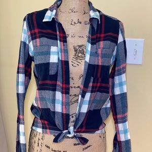 Abercrombie & Fitch Flannel Top